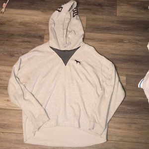 Pink pullover hoodie